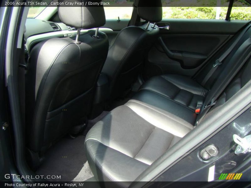Carbon Gray Pearl / Ebony Black 2006 Acura TSX Sedan