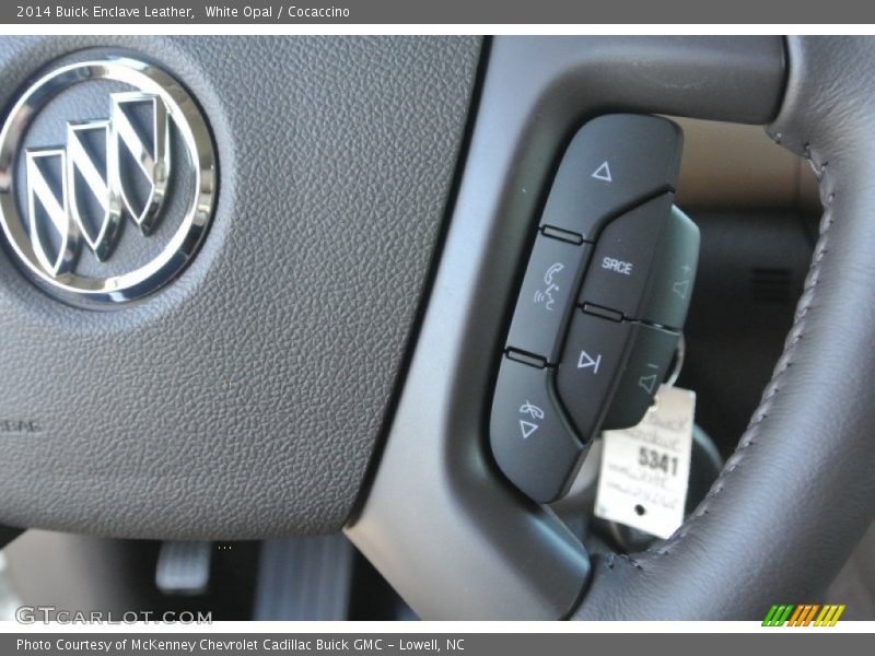 White Opal / Cocaccino 2014 Buick Enclave Leather