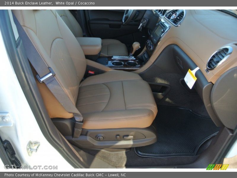 White Opal / Cocaccino 2014 Buick Enclave Leather