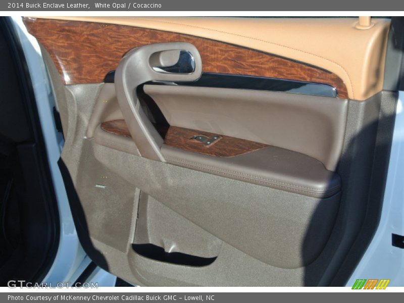 White Opal / Cocaccino 2014 Buick Enclave Leather