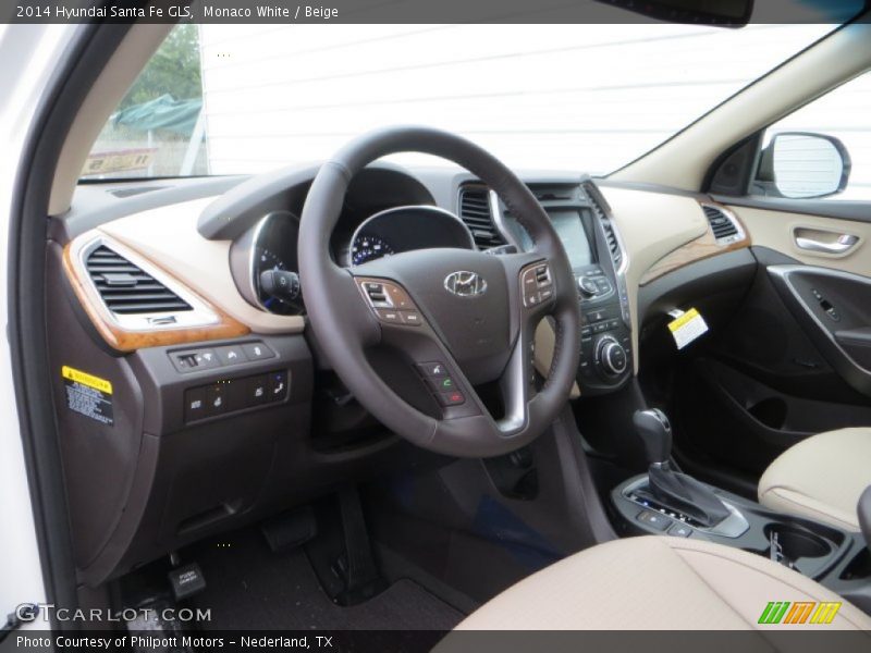 Beige Interior - 2014 Santa Fe GLS 