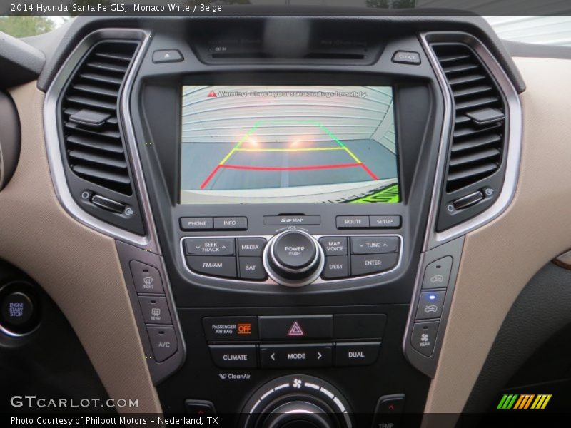 Controls of 2014 Santa Fe GLS