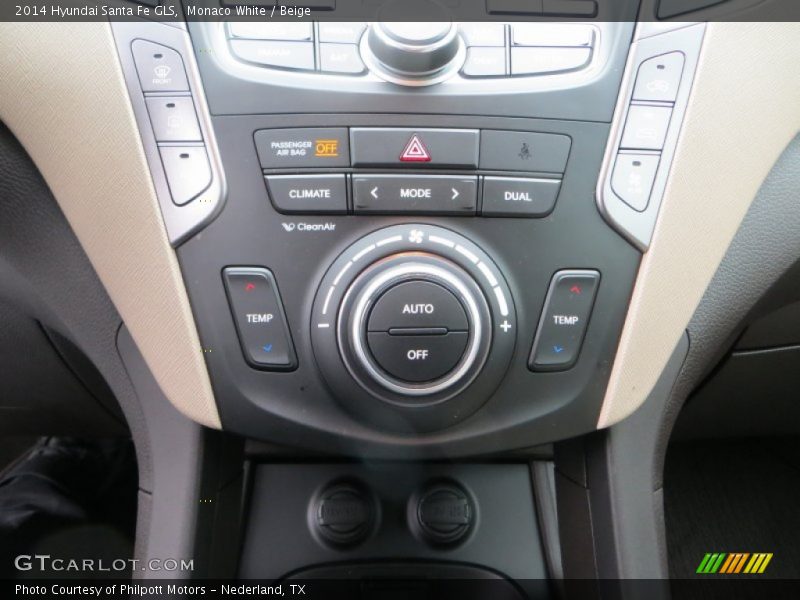 Controls of 2014 Santa Fe GLS