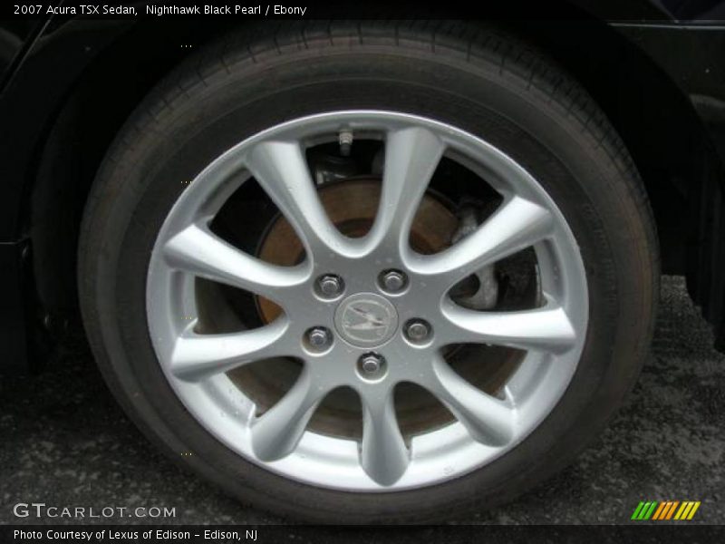 Nighthawk Black Pearl / Ebony 2007 Acura TSX Sedan