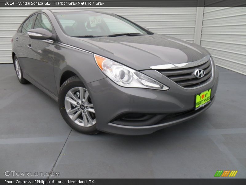 Harbor Gray Metallic / Gray 2014 Hyundai Sonata GLS