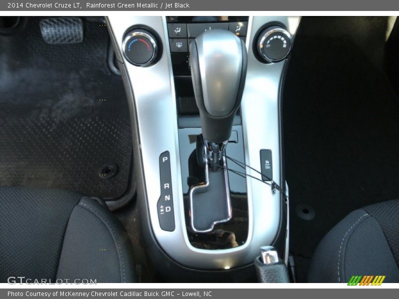 Rainforest Green Metallic / Jet Black 2014 Chevrolet Cruze LT