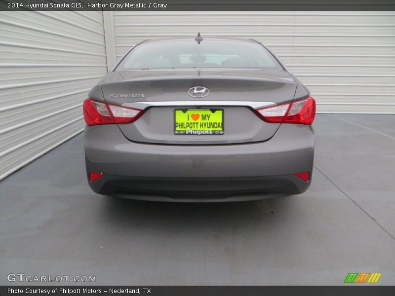 Harbor Gray Metallic / Gray 2014 Hyundai Sonata GLS