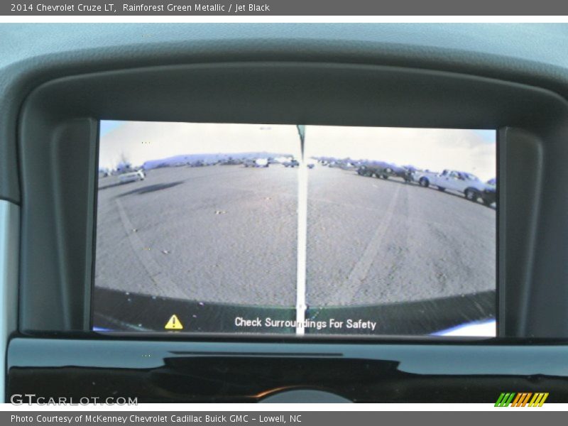 Rainforest Green Metallic / Jet Black 2014 Chevrolet Cruze LT