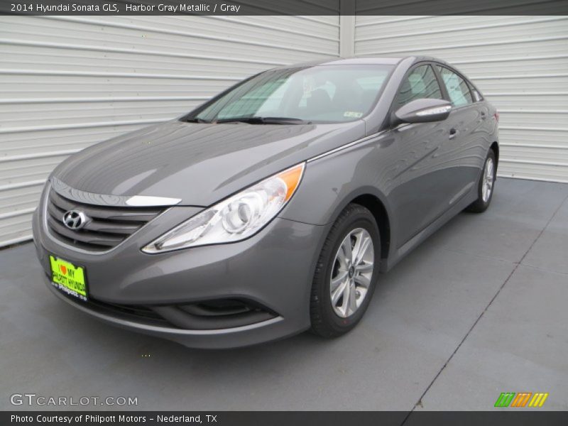 Harbor Gray Metallic / Gray 2014 Hyundai Sonata GLS