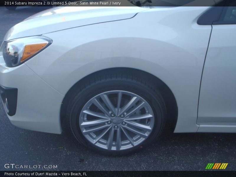 Satin White Pearl / Ivory 2014 Subaru Impreza 2.0i Limited 5 Door