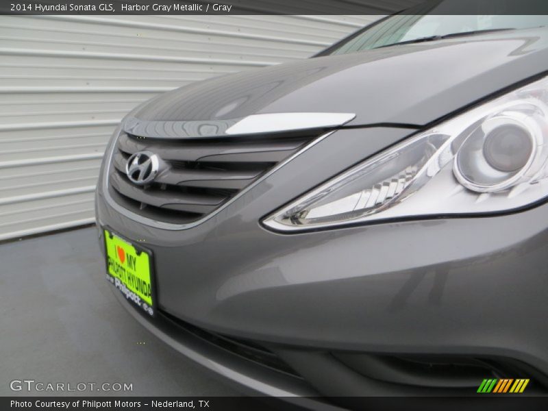 Harbor Gray Metallic / Gray 2014 Hyundai Sonata GLS