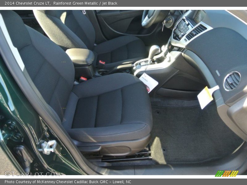 Rainforest Green Metallic / Jet Black 2014 Chevrolet Cruze LT