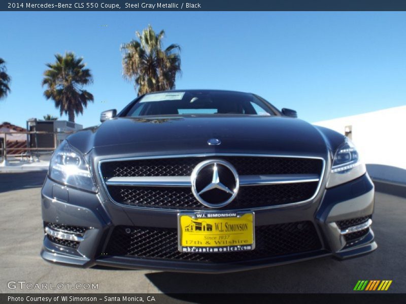 Steel Gray Metallic / Black 2014 Mercedes-Benz CLS 550 Coupe