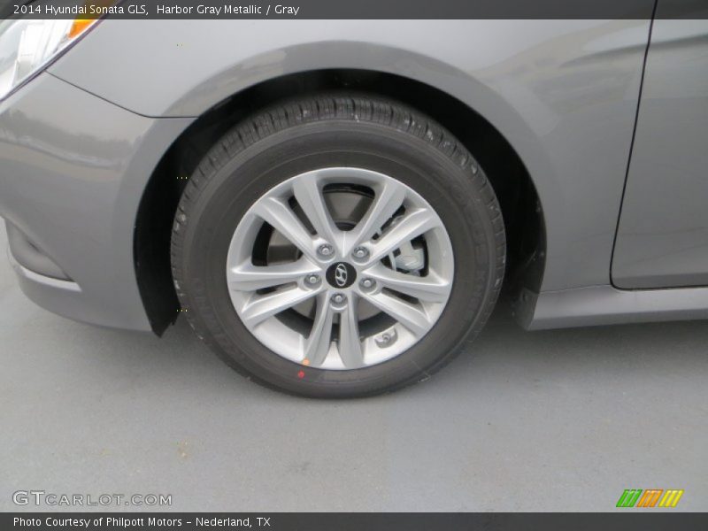Harbor Gray Metallic / Gray 2014 Hyundai Sonata GLS