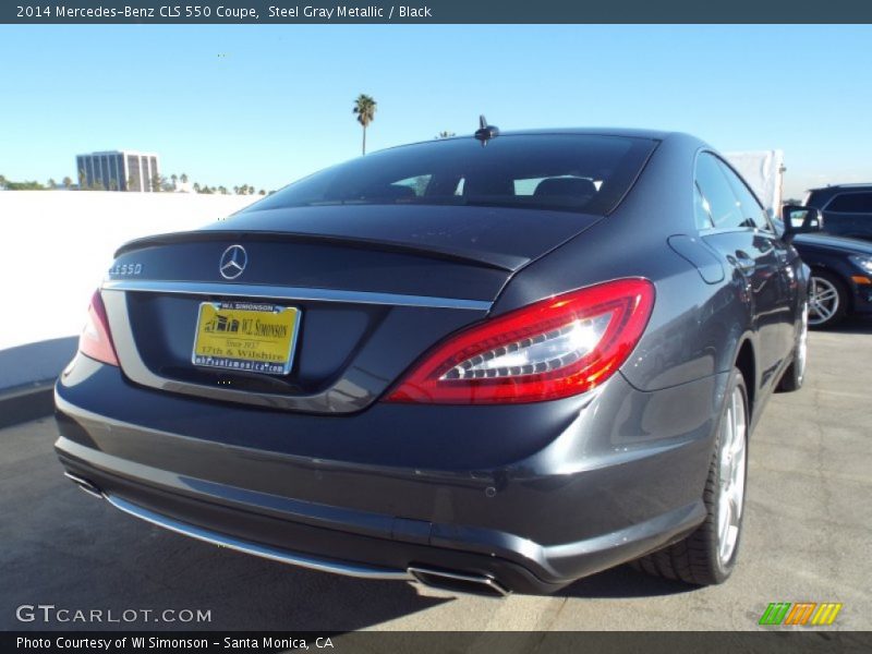 Steel Gray Metallic / Black 2014 Mercedes-Benz CLS 550 Coupe