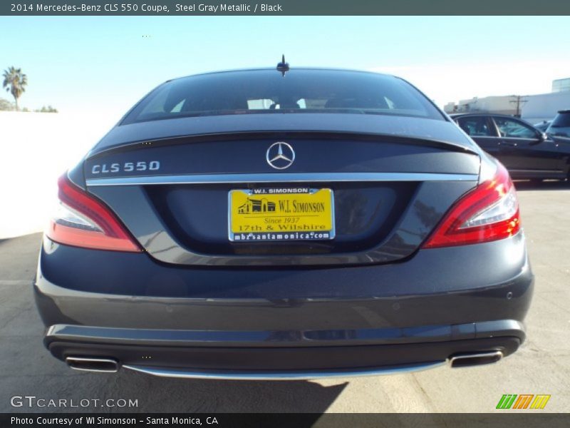 Steel Gray Metallic / Black 2014 Mercedes-Benz CLS 550 Coupe