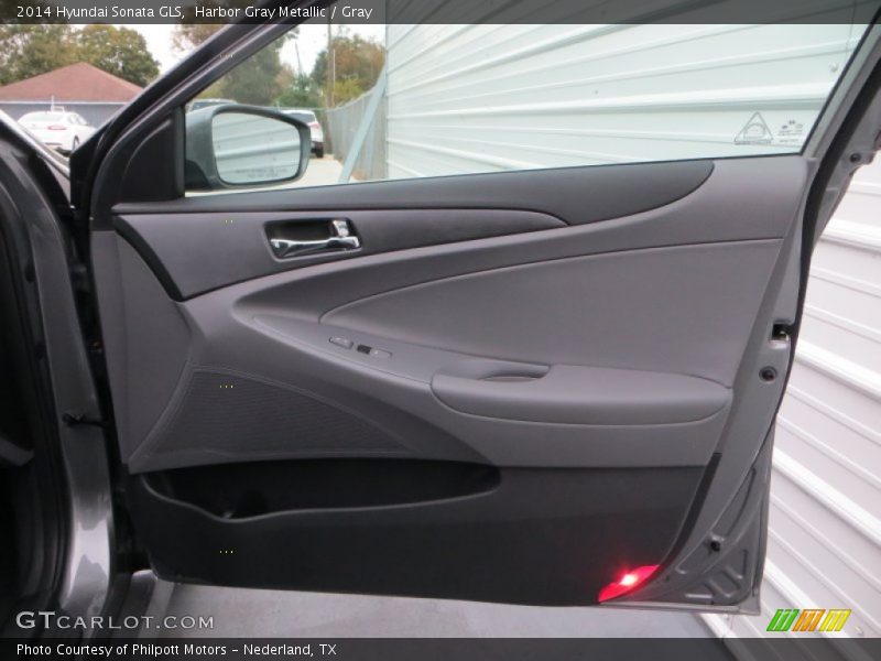 Harbor Gray Metallic / Gray 2014 Hyundai Sonata GLS