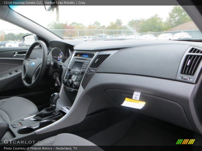 Harbor Gray Metallic / Gray 2014 Hyundai Sonata GLS