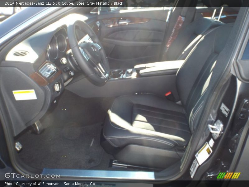 Steel Gray Metallic / Black 2014 Mercedes-Benz CLS 550 Coupe