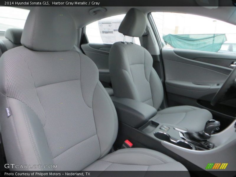 Harbor Gray Metallic / Gray 2014 Hyundai Sonata GLS