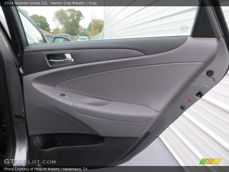 Harbor Gray Metallic / Gray 2014 Hyundai Sonata GLS