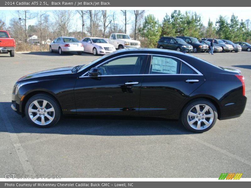 Black Raven / Jet Black/Jet Black 2014 Cadillac ATS 2.5L