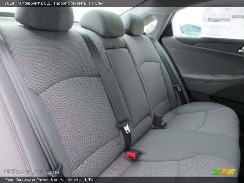 Harbor Gray Metallic / Gray 2014 Hyundai Sonata GLS