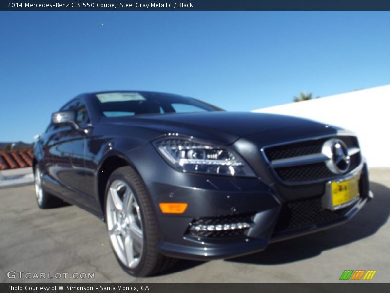 Steel Gray Metallic / Black 2014 Mercedes-Benz CLS 550 Coupe