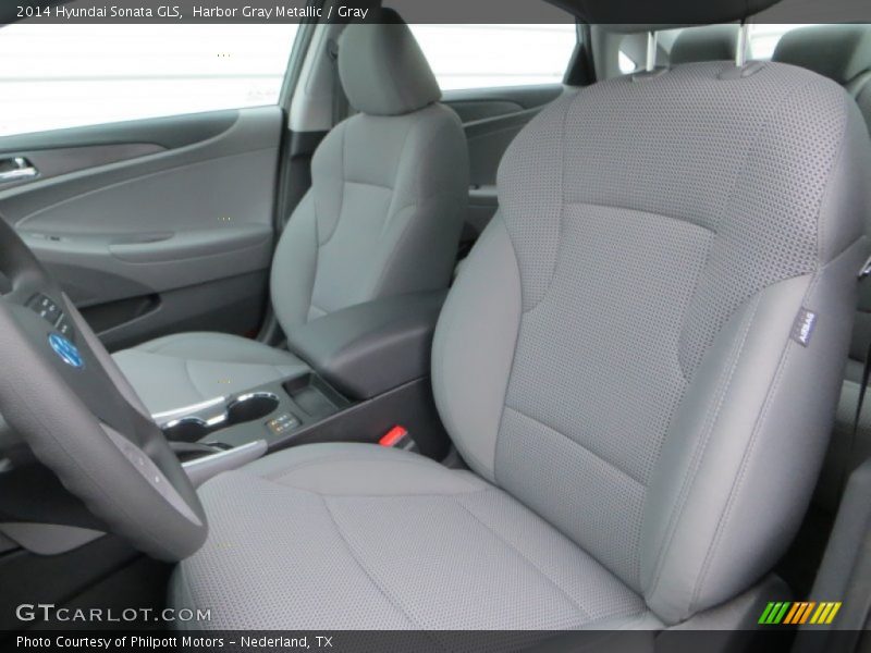 Harbor Gray Metallic / Gray 2014 Hyundai Sonata GLS