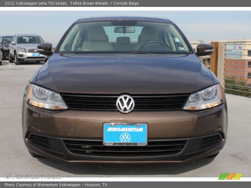 Toffee Brown Metallic / Cornsilk Beige 2012 Volkswagen Jetta TDI Sedan