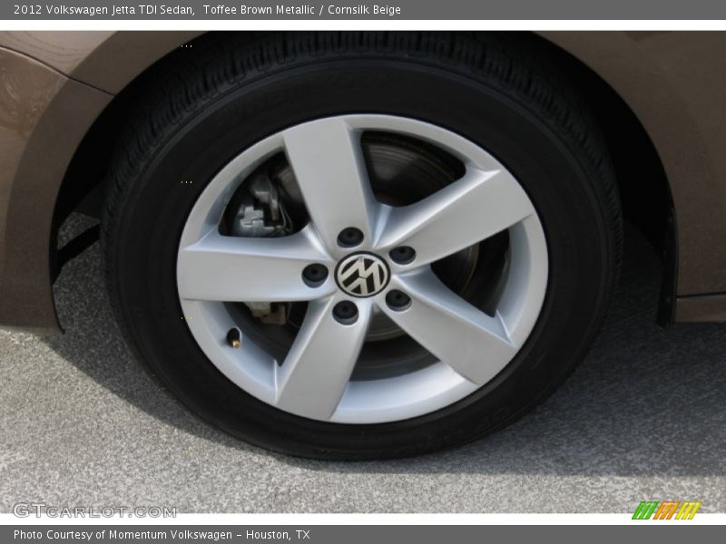 Toffee Brown Metallic / Cornsilk Beige 2012 Volkswagen Jetta TDI Sedan