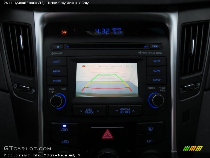 Harbor Gray Metallic / Gray 2014 Hyundai Sonata GLS