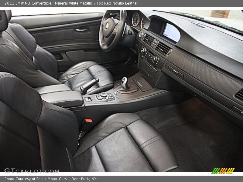 Mineral White Metallic / Fox Red Novillo Leather 2011 BMW M3 Convertible