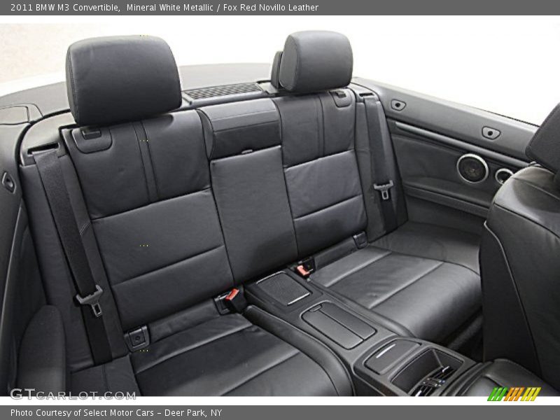 Mineral White Metallic / Fox Red Novillo Leather 2011 BMW M3 Convertible