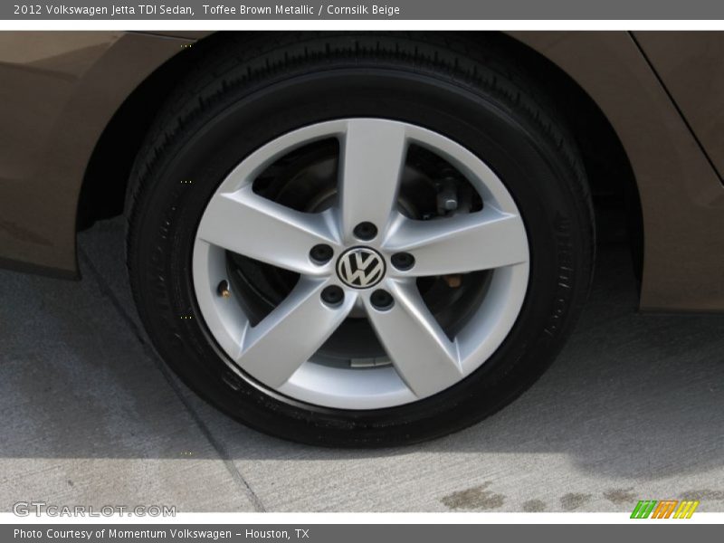 Toffee Brown Metallic / Cornsilk Beige 2012 Volkswagen Jetta TDI Sedan