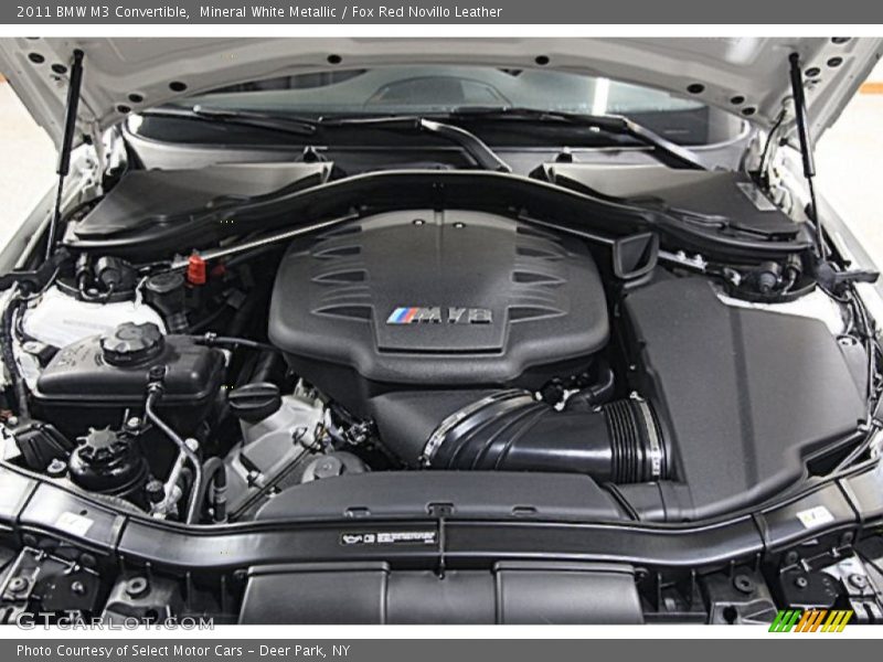 Mineral White Metallic / Fox Red Novillo Leather 2011 BMW M3 Convertible