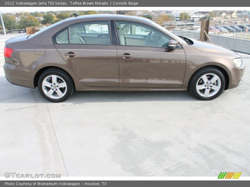 Toffee Brown Metallic / Cornsilk Beige 2012 Volkswagen Jetta TDI Sedan