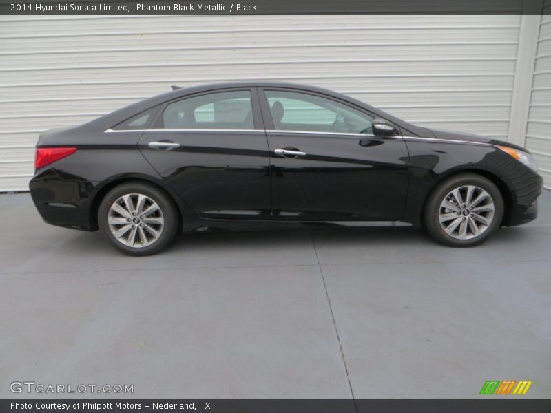 Phantom Black Metallic / Black 2014 Hyundai Sonata Limited
