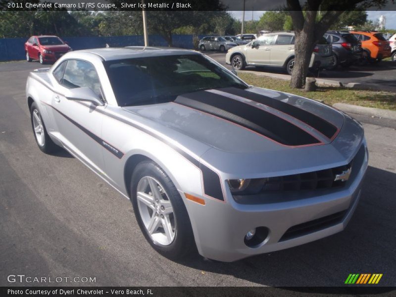 Silver Ice Metallic / Black 2011 Chevrolet Camaro LT/RS Coupe