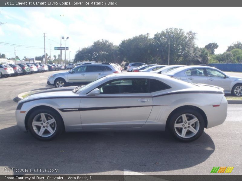 Silver Ice Metallic / Black 2011 Chevrolet Camaro LT/RS Coupe