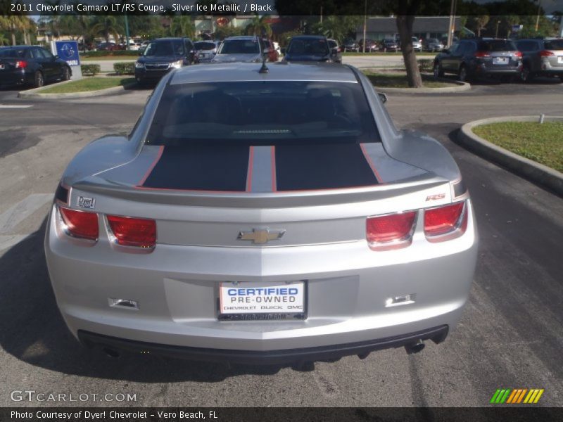 Silver Ice Metallic / Black 2011 Chevrolet Camaro LT/RS Coupe