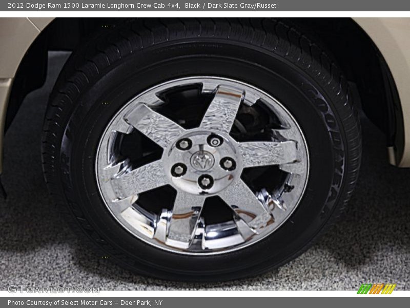 Black / Dark Slate Gray/Russet 2012 Dodge Ram 1500 Laramie Longhorn Crew Cab 4x4