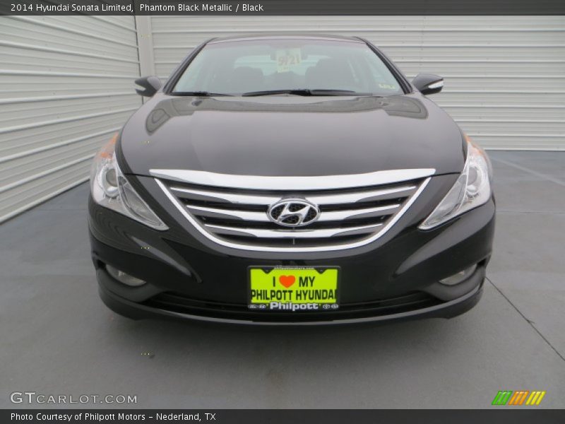 Phantom Black Metallic / Black 2014 Hyundai Sonata Limited