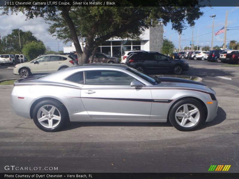 Silver Ice Metallic / Black 2011 Chevrolet Camaro LT/RS Coupe