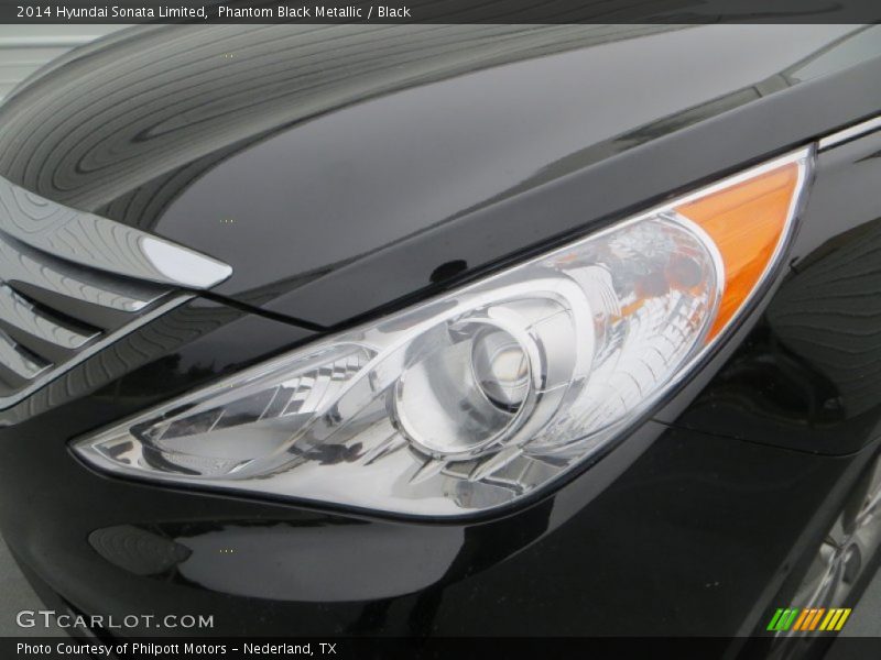 Phantom Black Metallic / Black 2014 Hyundai Sonata Limited