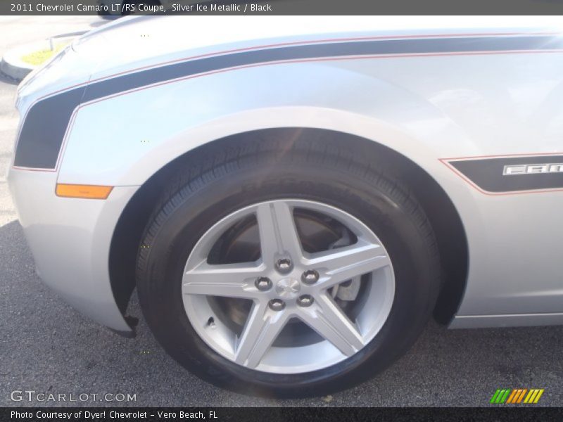 Silver Ice Metallic / Black 2011 Chevrolet Camaro LT/RS Coupe