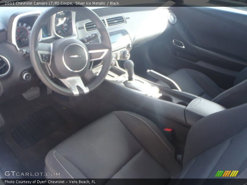Silver Ice Metallic / Black 2011 Chevrolet Camaro LT/RS Coupe