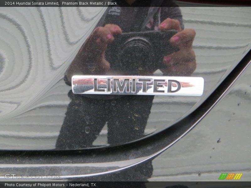 Phantom Black Metallic / Black 2014 Hyundai Sonata Limited