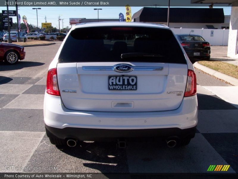 White Suede / Charcoal Black 2013 Ford Edge Limited AWD