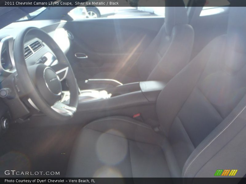 Silver Ice Metallic / Black 2011 Chevrolet Camaro LT/RS Coupe